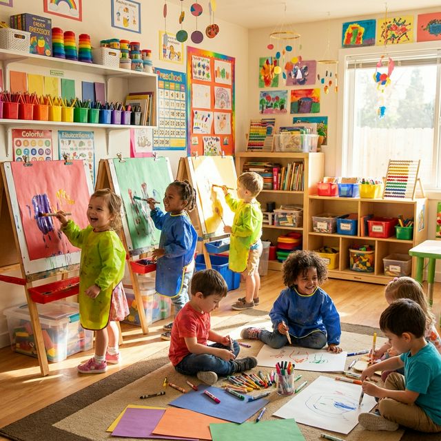Children learning at Tree House Academy